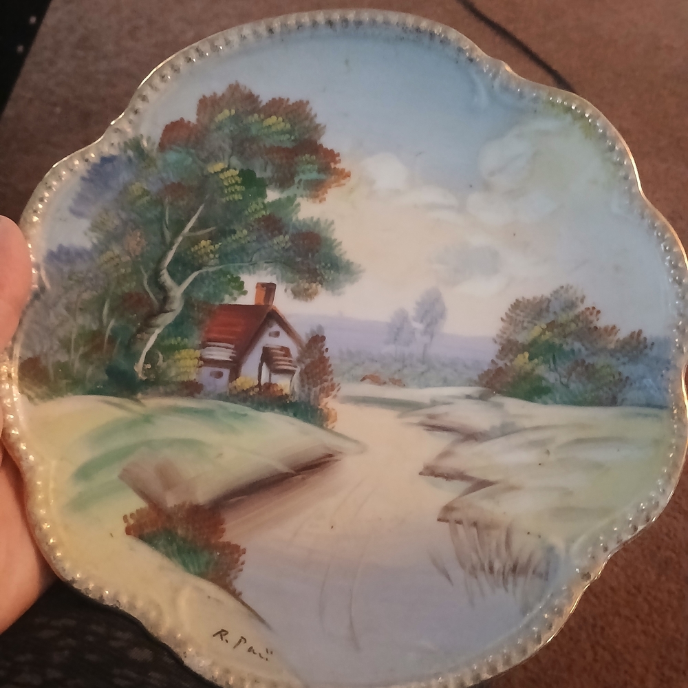 Scenic Landscape Decorative Plate